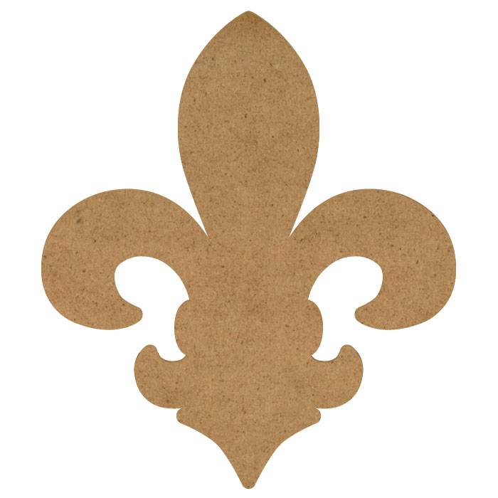 Brown Fleur de Lis Wrapping Paper