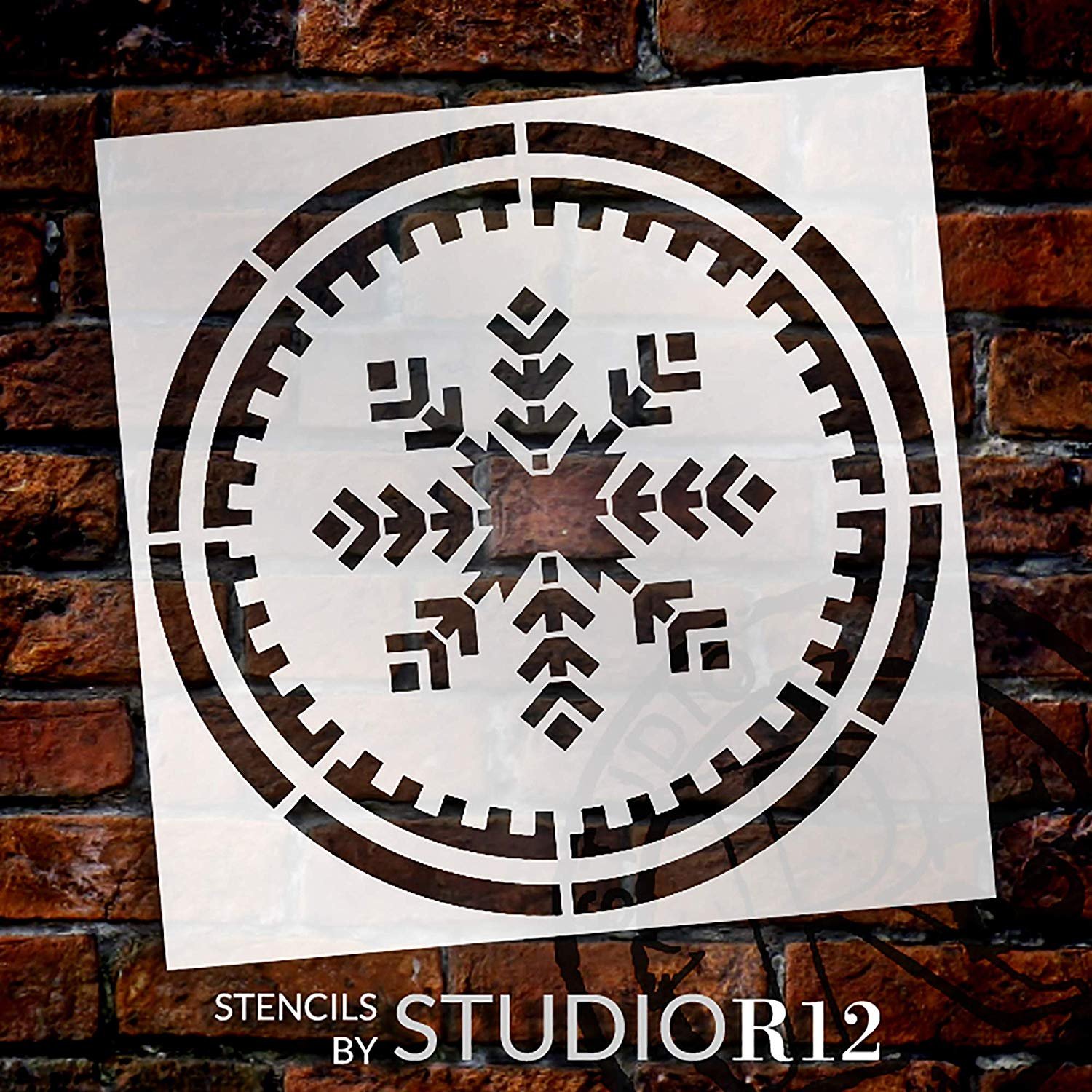 Mandala - Glass - Complete Stencil by StudioR12