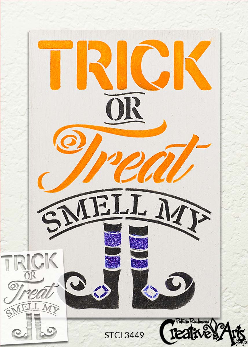 trick or treat printable stencil