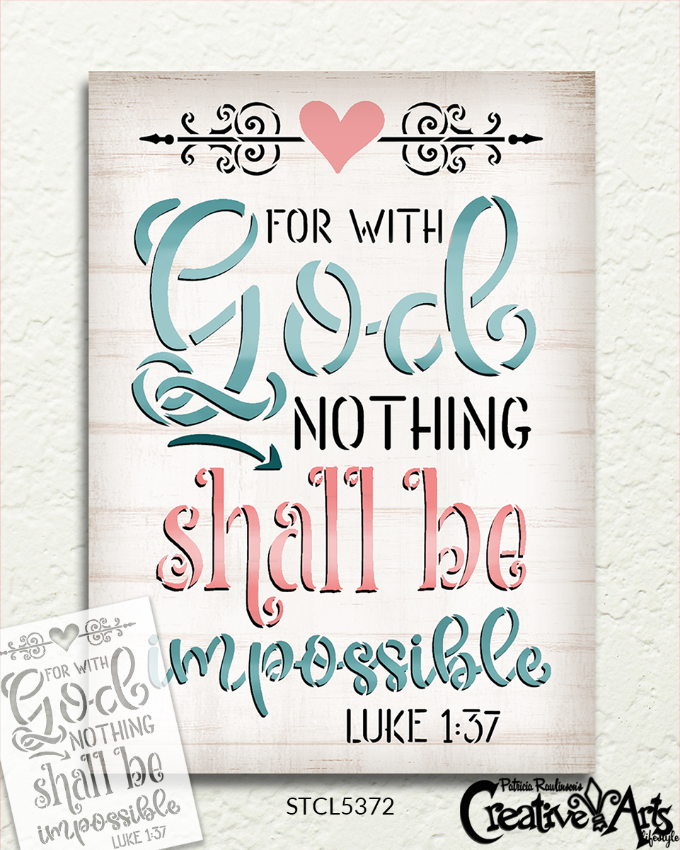 luke 1:37 art