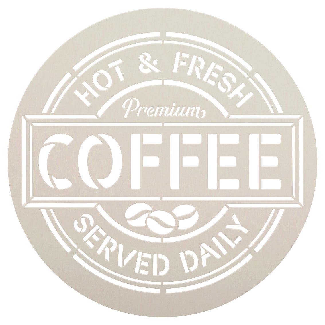 Quick and Hot Coffee 5 Cents Stencil by StudioR12 | Craft DIY Cafe Home  Decor | Paint Coffee Bar Wood Sign | Reusable Mylar Template | Select Size