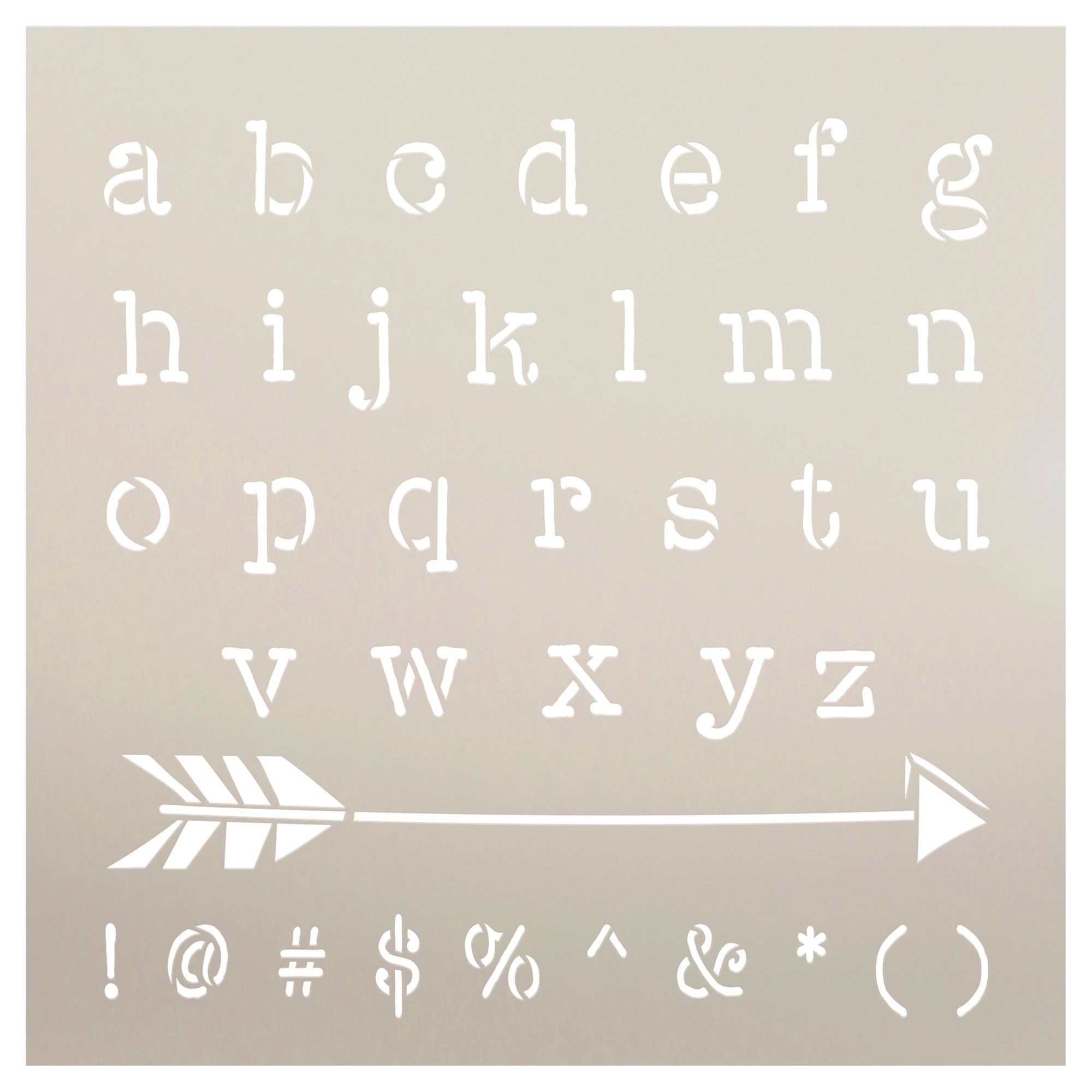 Victorian Serif Full Alphabet Stencils by StudioR12