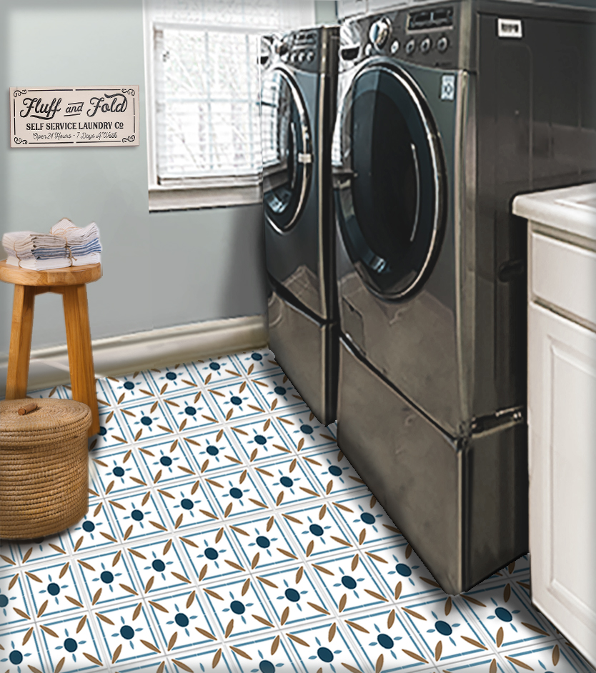 Simple Cross X Tile Stencil by StudioR12 | Reusable Quarter Pattern for Bathroom Floors | DIY Kitchen Wall Backsplash | Select Size