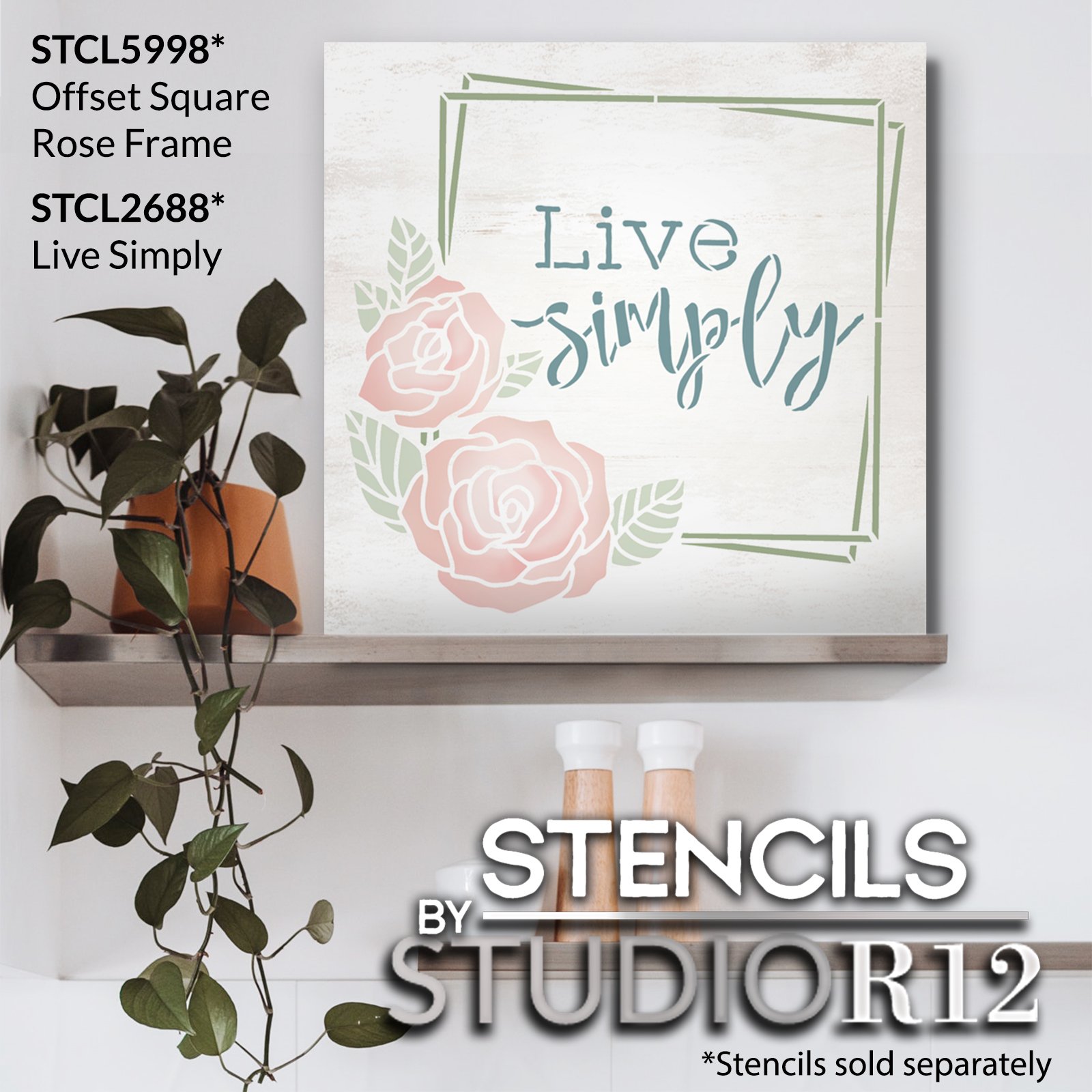 Modern Stencils & Geometric Pattern Stencils - Painting DIY Home Decor