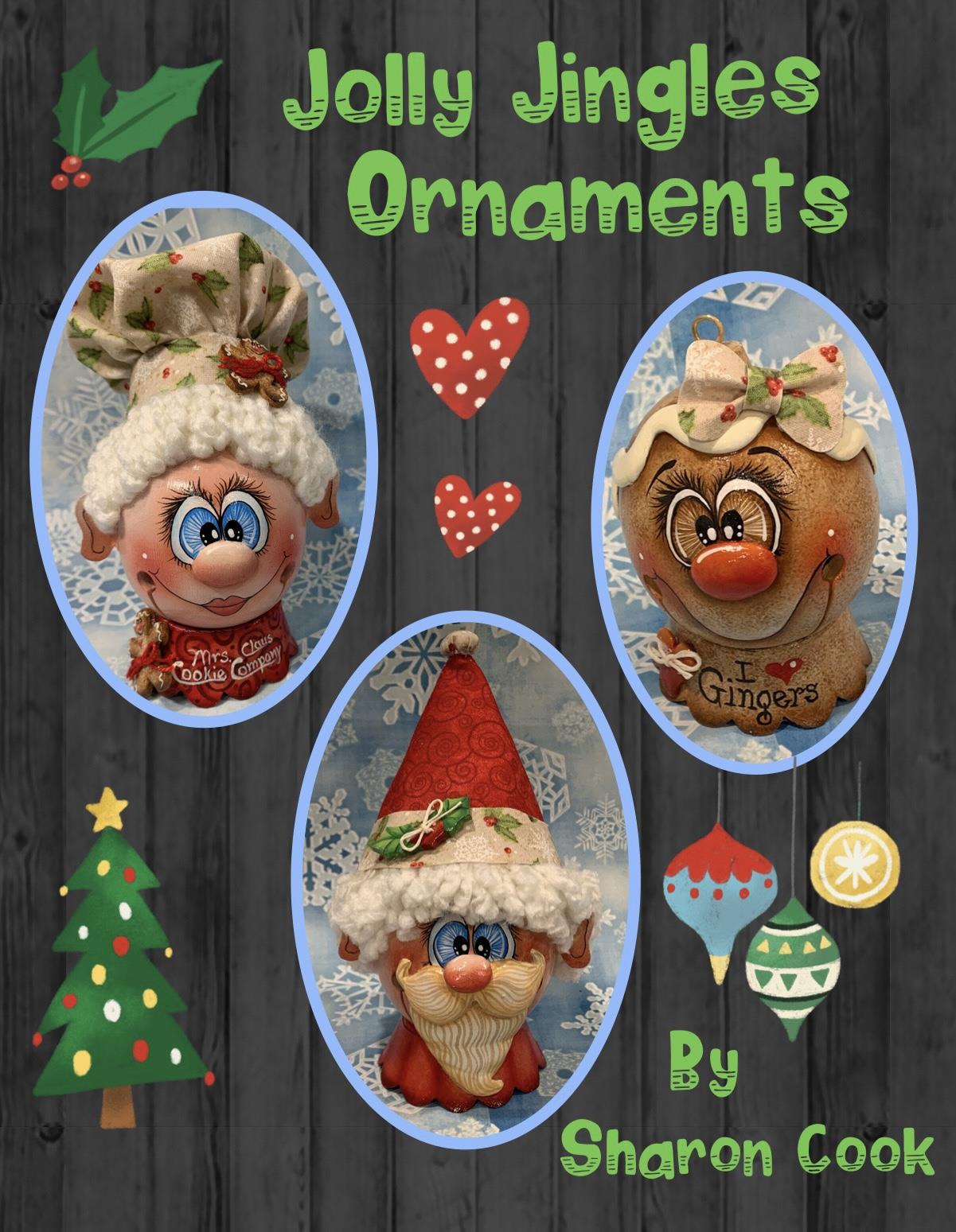 Jolly Jingles Ornaments - E-Packet - Sharon Cook