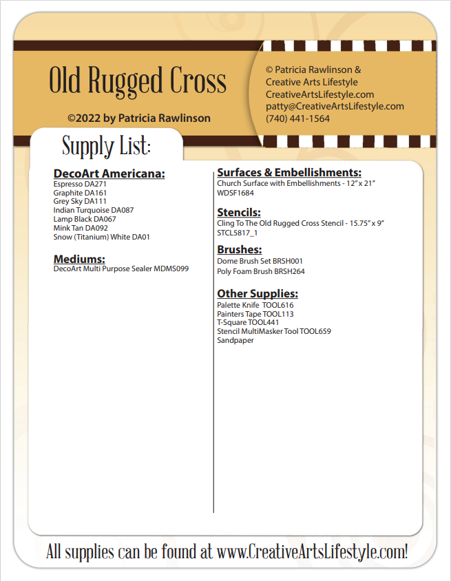 Old Rugged Cross DVD - Patricia Rawlinson