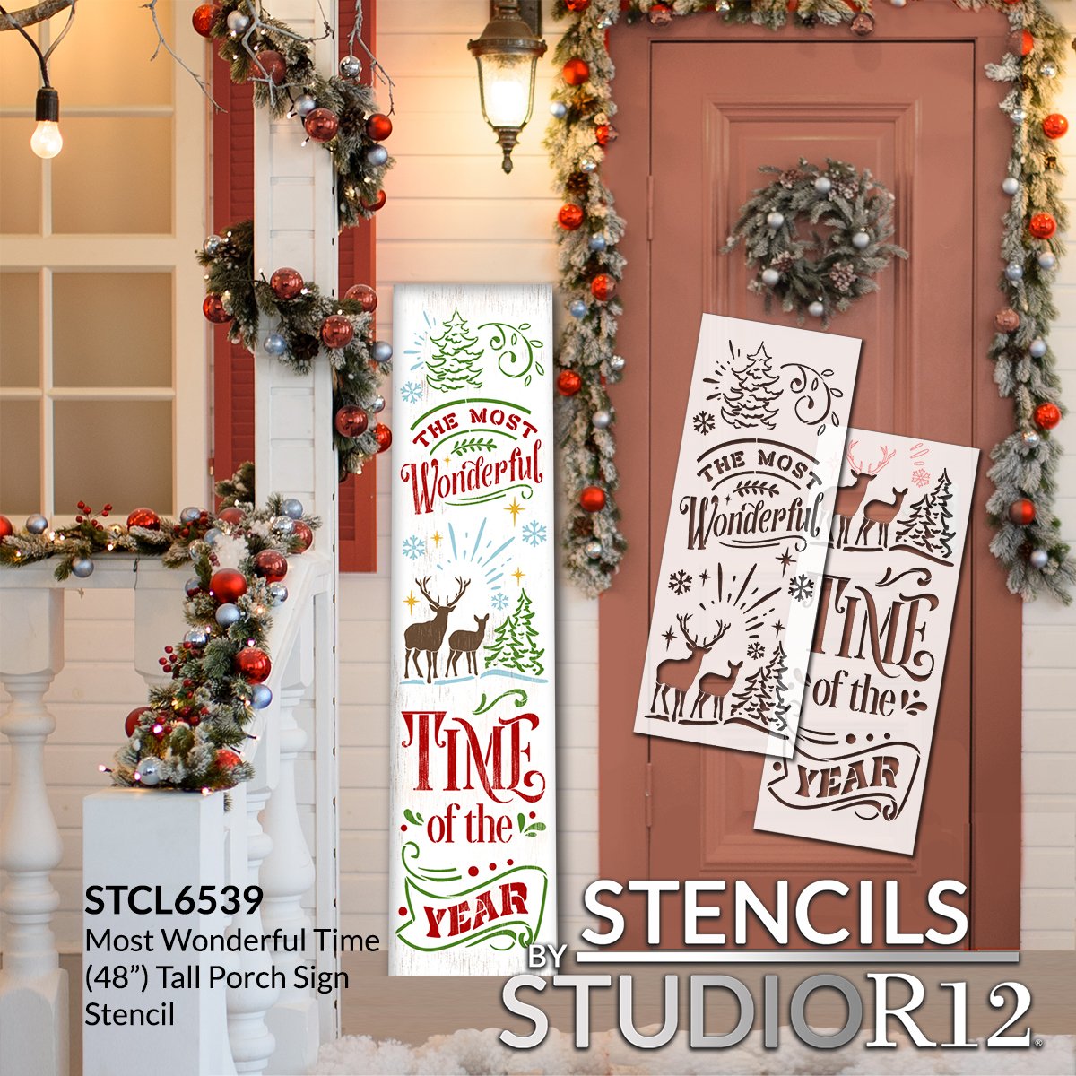 DIY Projects - Christmas Stockings – Yowler & Shepps Stencils