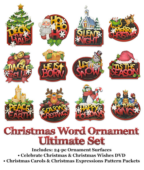 Christmas Word Ornaments Ultimate Set