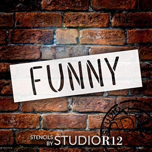 Funny Word Stencil by StudioR12 | DIY Inspiration Humor Quote | Family ...