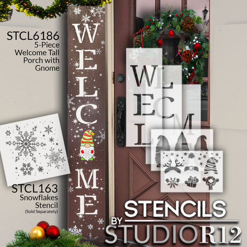 12 x 12 Welcome Stencil by Top Notch