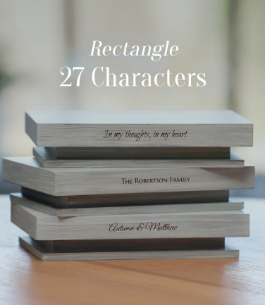 Rectangle shelf personalization example