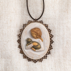 Willow Tree Kindness (girl) Metal-edged Ornament
