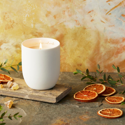 Festive Orange and Frankincense Candle slide 