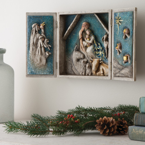 Starry Night Nativity slide 