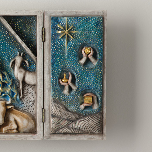 Starry Night Nativity slide 