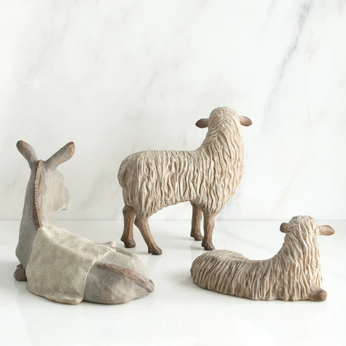 Gentle Animals of the Stable for The Christmas Story slide 