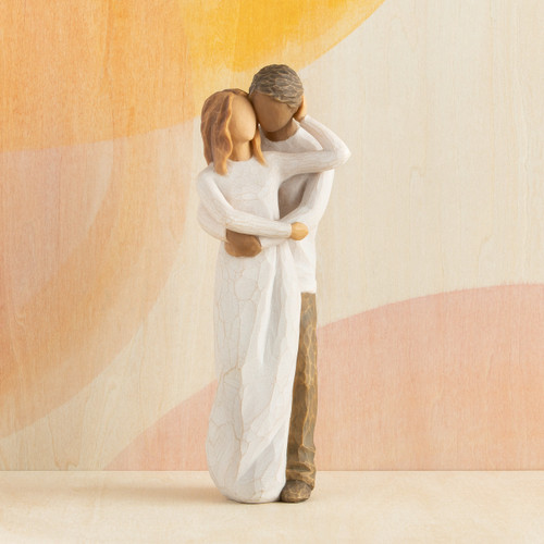 Together (woman: lighter skin, man: darker skin) slide 