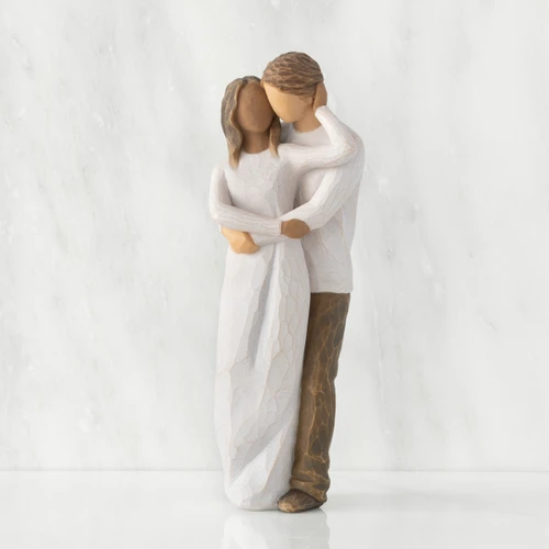 Together (woman: darker skin, man: lighter skin) slide 