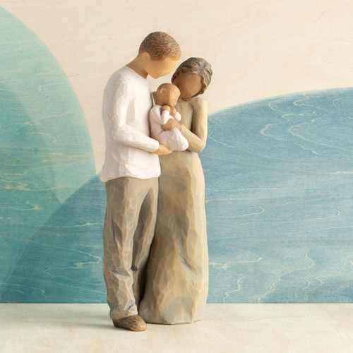 We are Three (woman: darker skin, man: lighter skin) slide 