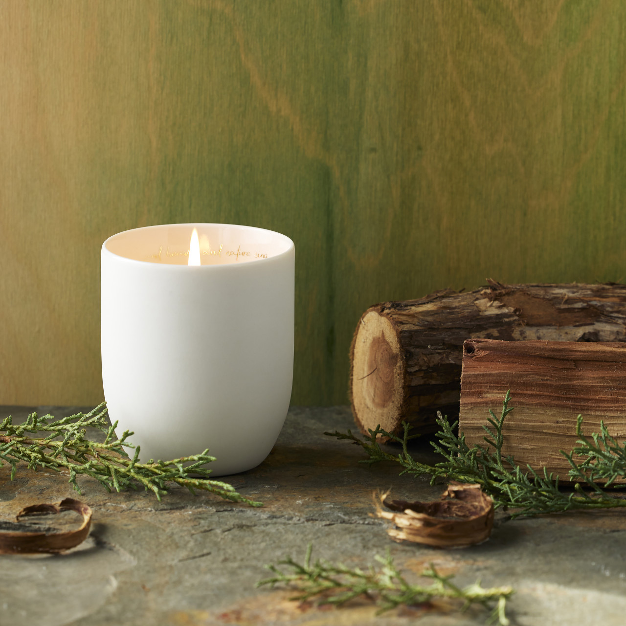 Peaceful Cypress and Cedar Candle thumbnail