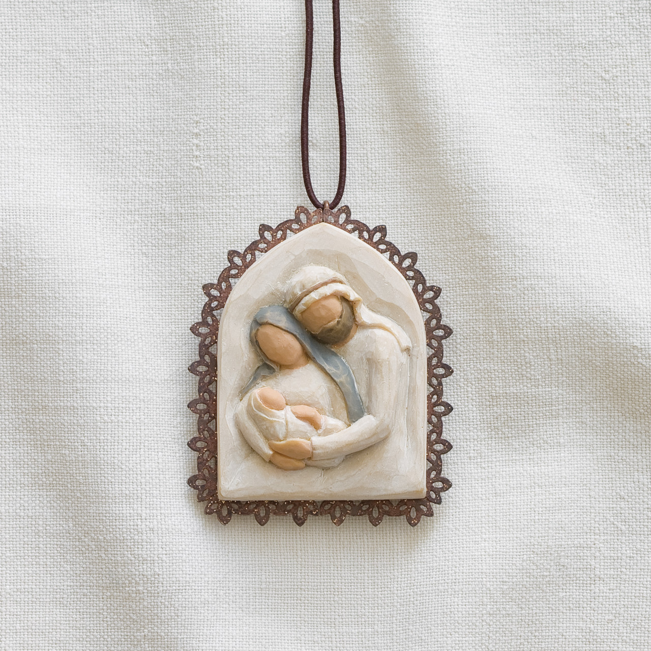 Holy Family Metal-edged Ornament thumbnail