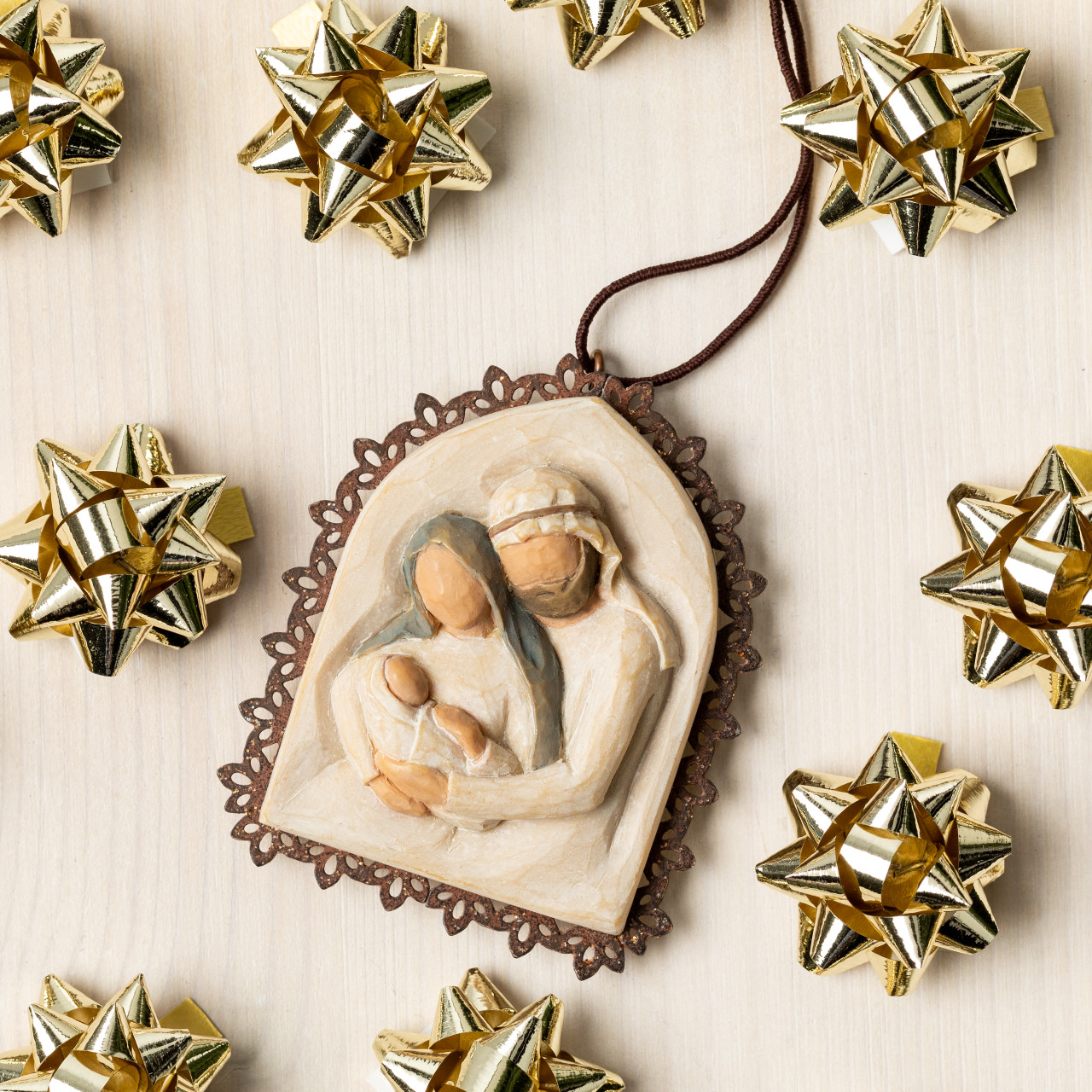 Holy Family Metal-edged Ornament thumbnail