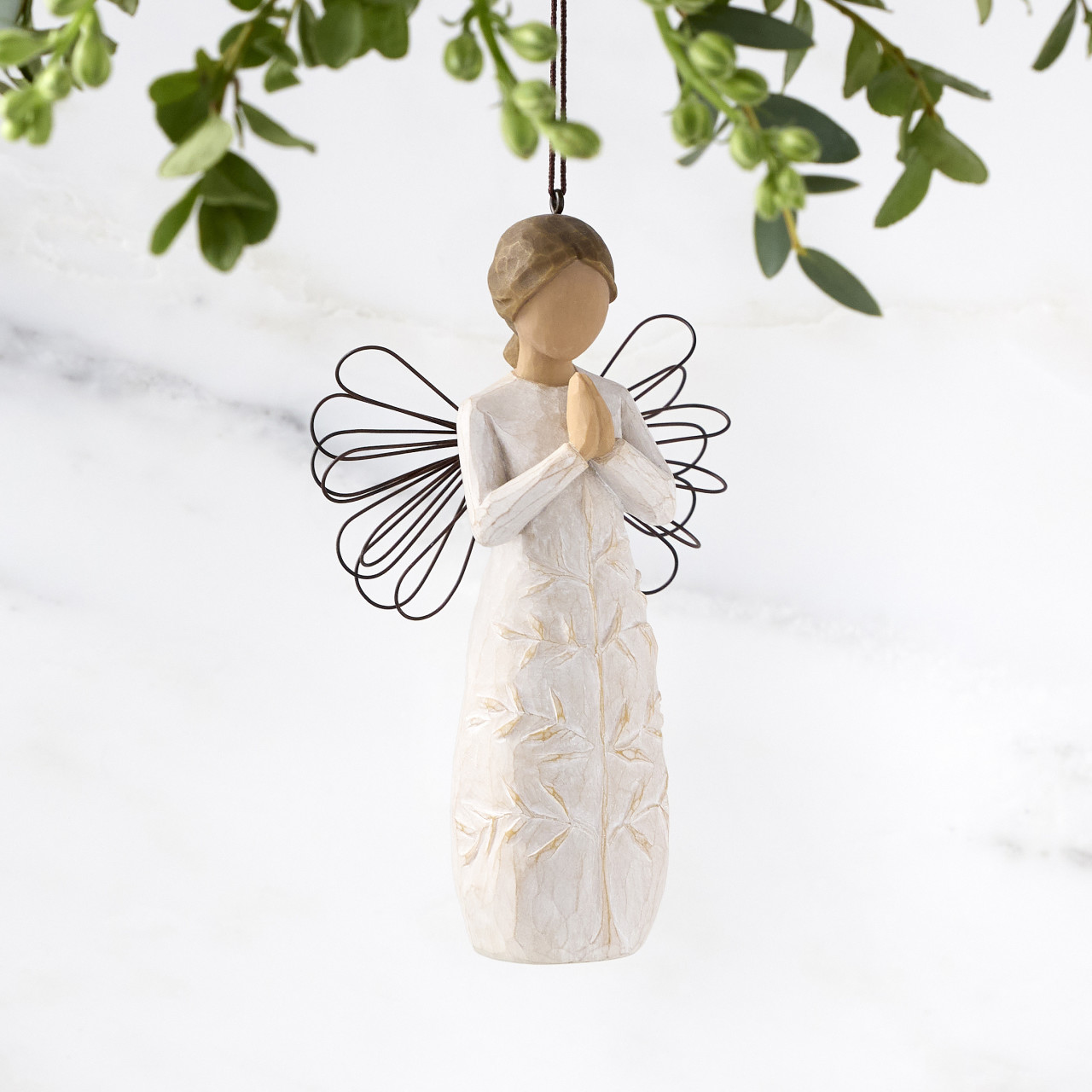 a tree, a prayer Ornament thumbnail