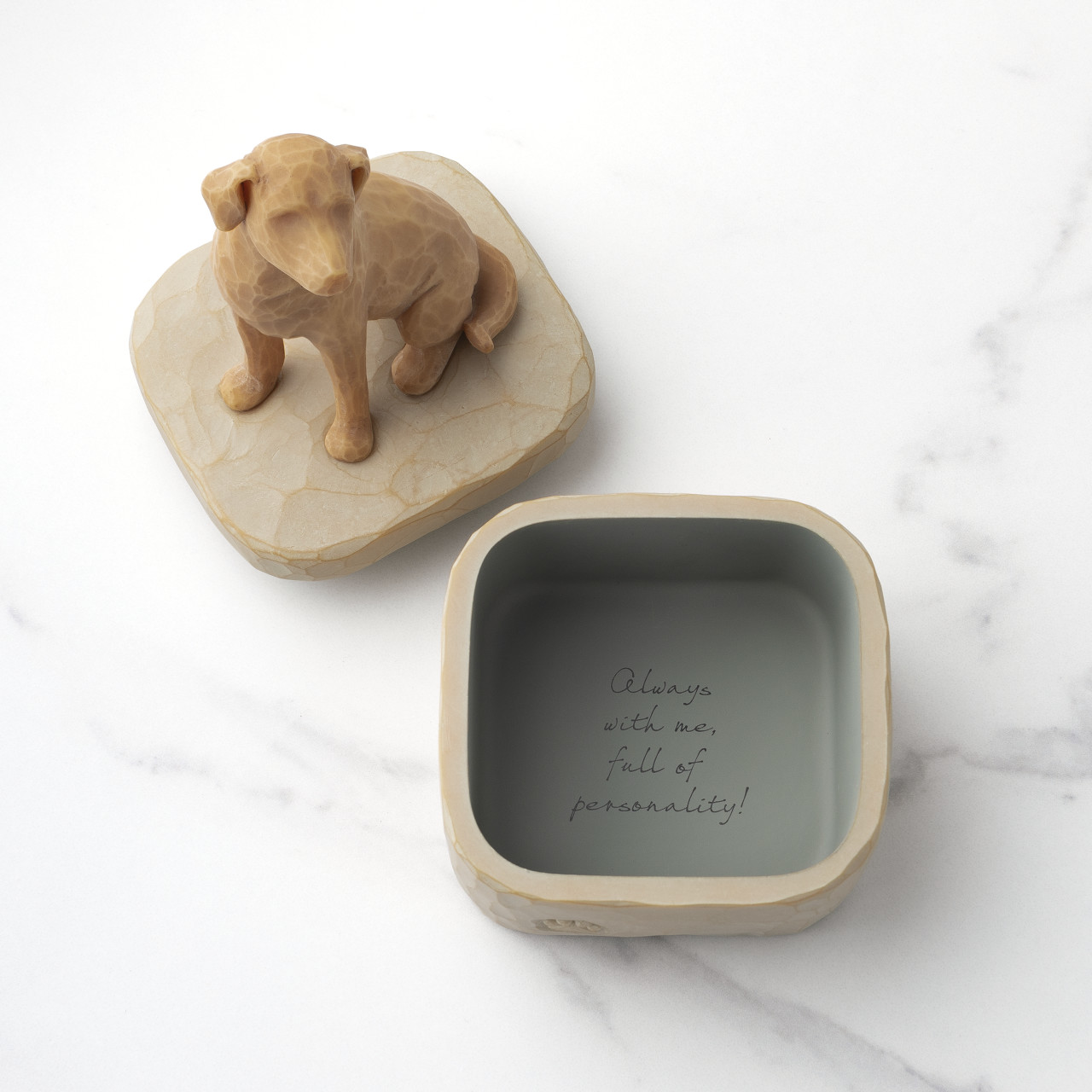 Love my Dog (golden) Keepsake Box thumbnail
