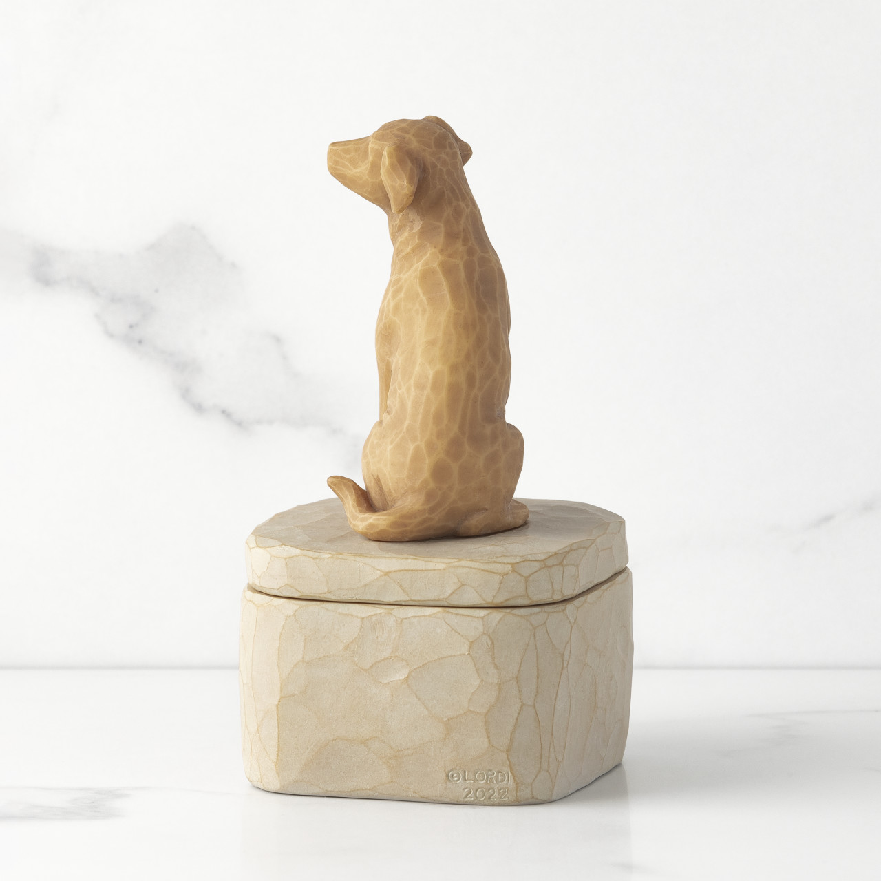 Love my Dog (golden) Keepsake Box thumbnail