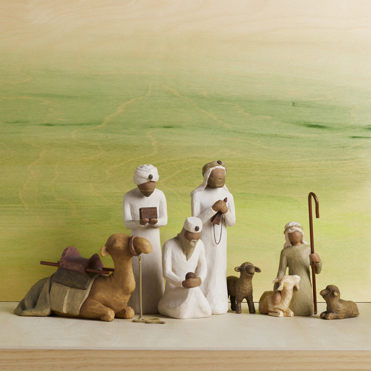 Nativity Accessory Figures plus The Three Wisemen and Camel, 7-piece Set thumbnail