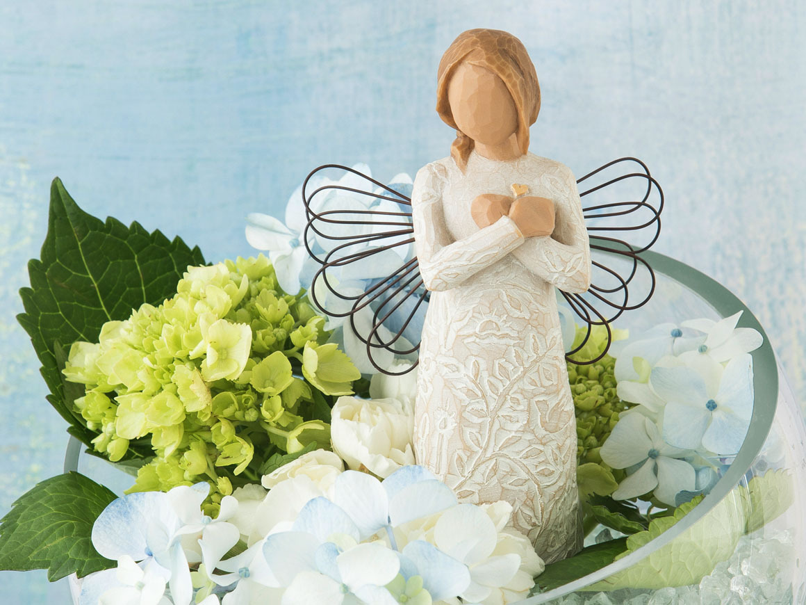 Precious Moments Angel Figurines: Wings Of Remembrance Collection