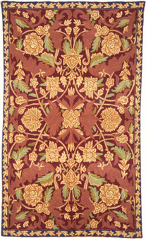 Kashmiri Ethnic Embroidered Chainstitch Tapestry Rug, Multicolor 2.5x4 ft #CWR10013