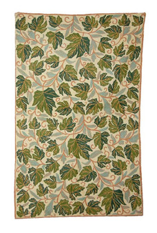 Hand Embroidered Chainstitch Tapestry Rug, Multicolor 2.5x4 ft #CWR10106