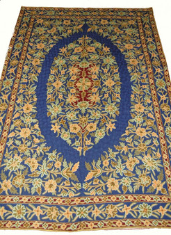 Crewel Embroidery Chainstitch Tapestry Rug Wool, Multicolor 6x9 ft #CWR54105