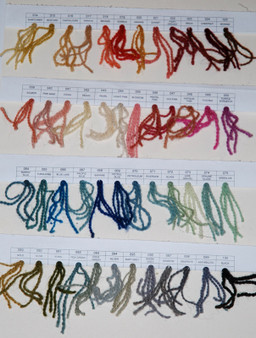 Crewel Wool Shade Card, Must Have for Custom Projects