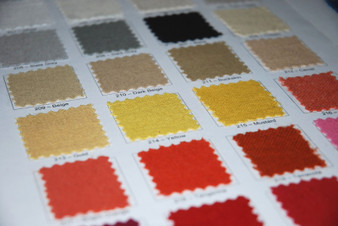 Best of Kashmir Fabric Shade Card, Cotton Linen Silk and Jute Fabrics