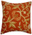 Cotton Crewel Embroidered Pillow Cushion Cover Rust, Multicolor #CW238