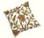 Crewel Cushions Embroidered "Tree of Life" Throw Pillows Off-White, Multicolor #CW404