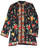 Ethnic Kashmiri Hand Embroidered Woolen Jacket Black, Multicolor #AO-0321