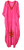 Silk Embroidered Kaftan Caftan Pink, Multicolor #SKF-008
