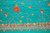 Kashmiri Silk Sari, Indian Wedding Saree Green, Multicolor Embroidery #SA-103