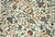 Linen Crewel Embroidered Fabric "Tree of Life" Beige, Multicolor #DDR602