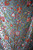 Crewel Velvet Embroidered Fabric "Tree of Life" Teal, Multicolor #CV201