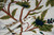Cotton Crewel Embroidered Drapery Upholstery Fabric Off-White, Multicolor #FLR152