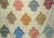 Made to Order Custom Crewel Embroidered Cotton Fabric Beige, Multicolor #3372