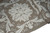 Crewel Embroidered Bed Runner Linen Table Runner, White on Beige #CWR16620