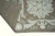 Crewel Embroidered Bed Runner Linen Table Runner, White on Beige #CWR16620