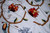 Cotton Crewel Embroidered Fabric "Birds" Grey, Multicolor #BRD302