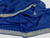 Crewel Sozni "Tilla" Embroidery Wool Shawl Navy, Silver Embroidery #WS-901