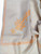Crewel "Tilla" Sozni Woolen Shawl Beige, Gold Embroidery #WS-942